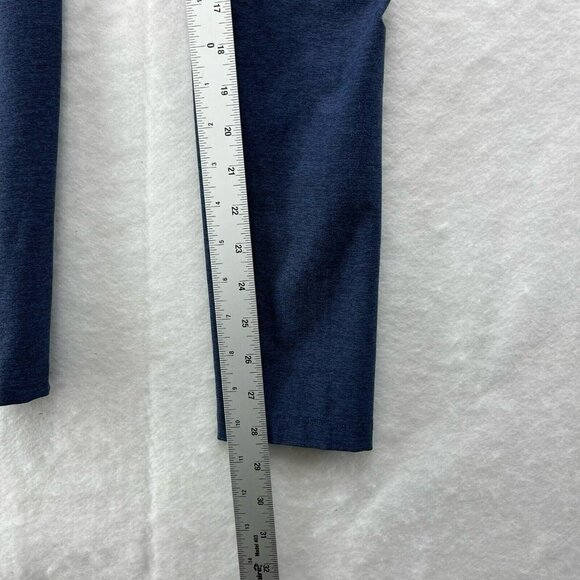 Outdoor Voices Leggings Womens M Blue Black Colorblock Activewear Skinny Pull on - Picture 5 of 11
